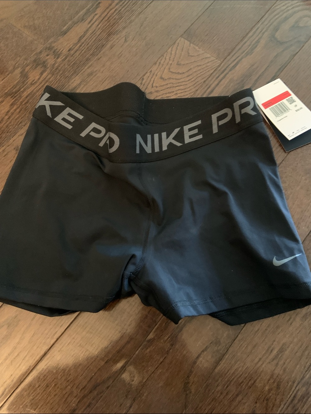 Nike Black Pro Compression Shortie with Branded Waistband
